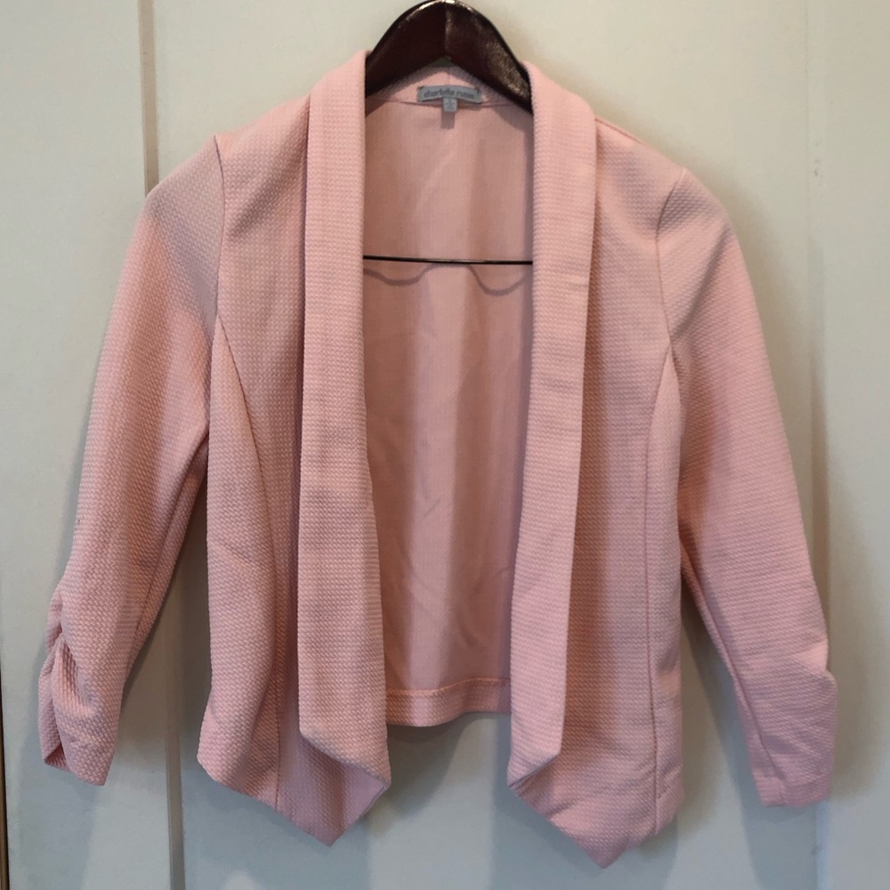 Charlotte Russe crop pink jacket